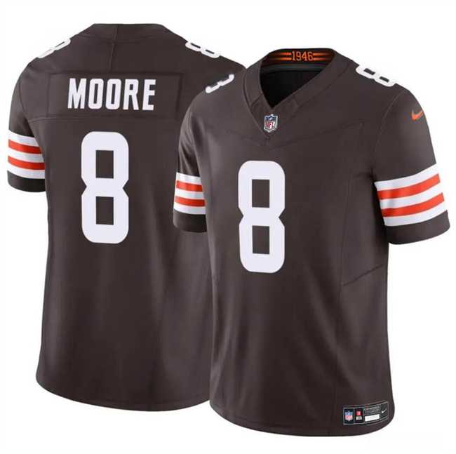 Men & Women & Youth Cleveland Browns #8 Elijah Moore Brown 2023 F.U.S.E Vapor Limited Stitched Jersey,We sell and wholesale Men & Women & Youth Cleveland Browns #8 Elijah Moore Brown 2023 F.U.S.E Vapor Limited Stitched Jersey on line form chian!